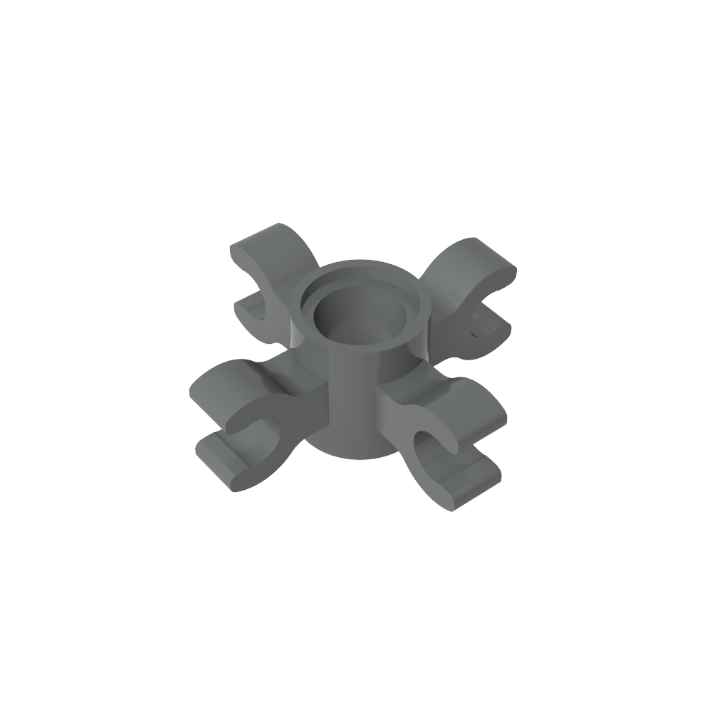 Conector Technic Pin Redondo con 4 Clips-MyGobricksEs