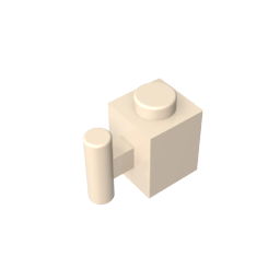 Ladrillo Especial 1 x 1 con Mango-MyGobricksEs