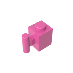 Ladrillo Especial 1 x 1 con Mango-MyGobricksEs