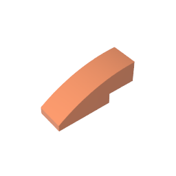 Pendiente curva 3 x 1 sin montantes-MyGobricksEs
