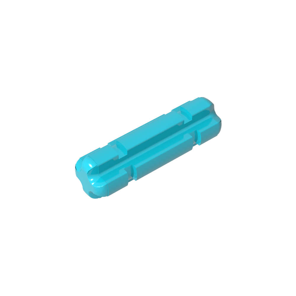 Eje Technic 2 con muescas-MyGobricksEs
