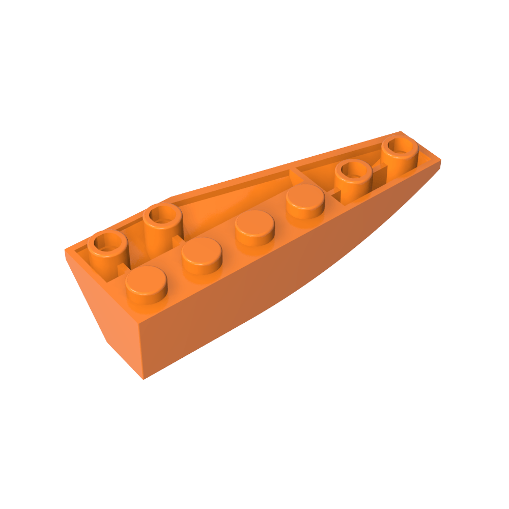Cuña curva invertida 6 x 2 izquierda-MyGobricksEs