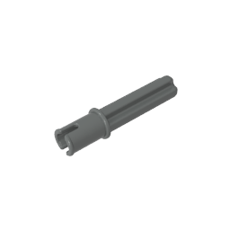 Technic, Eje 2L con Pasador sin Crestas de Fricción-MyGobricksEs