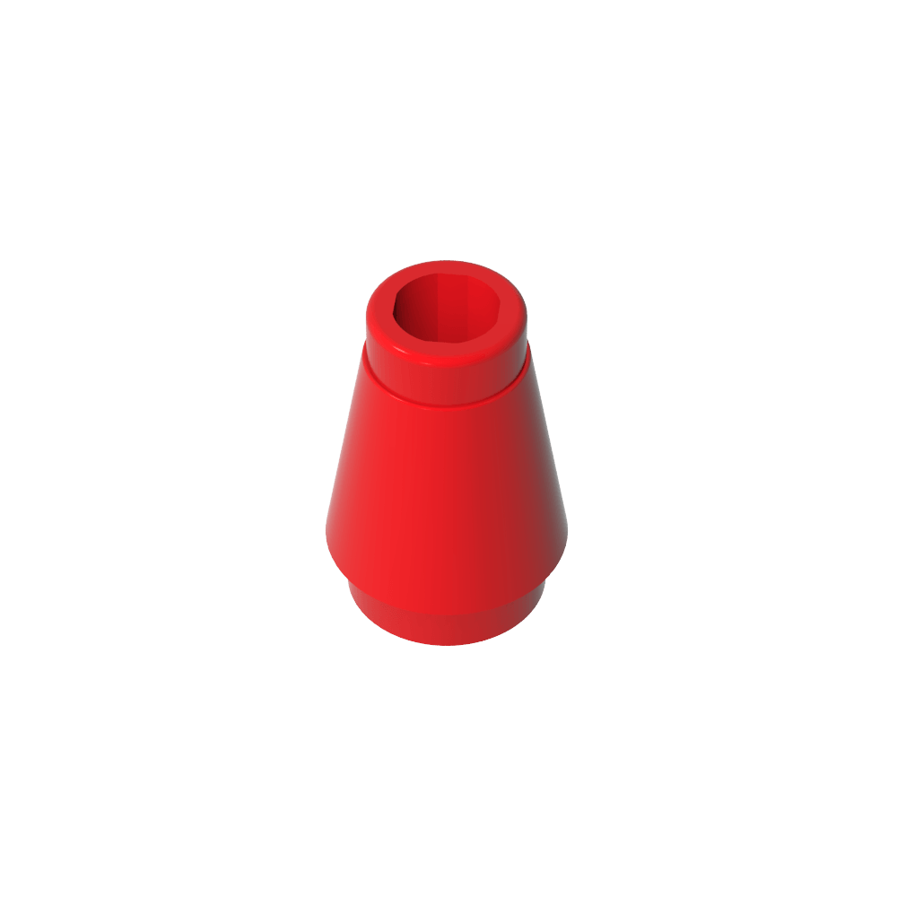 Cono 1 x 1 [Sin ranura superior]-MyGobricksEs
