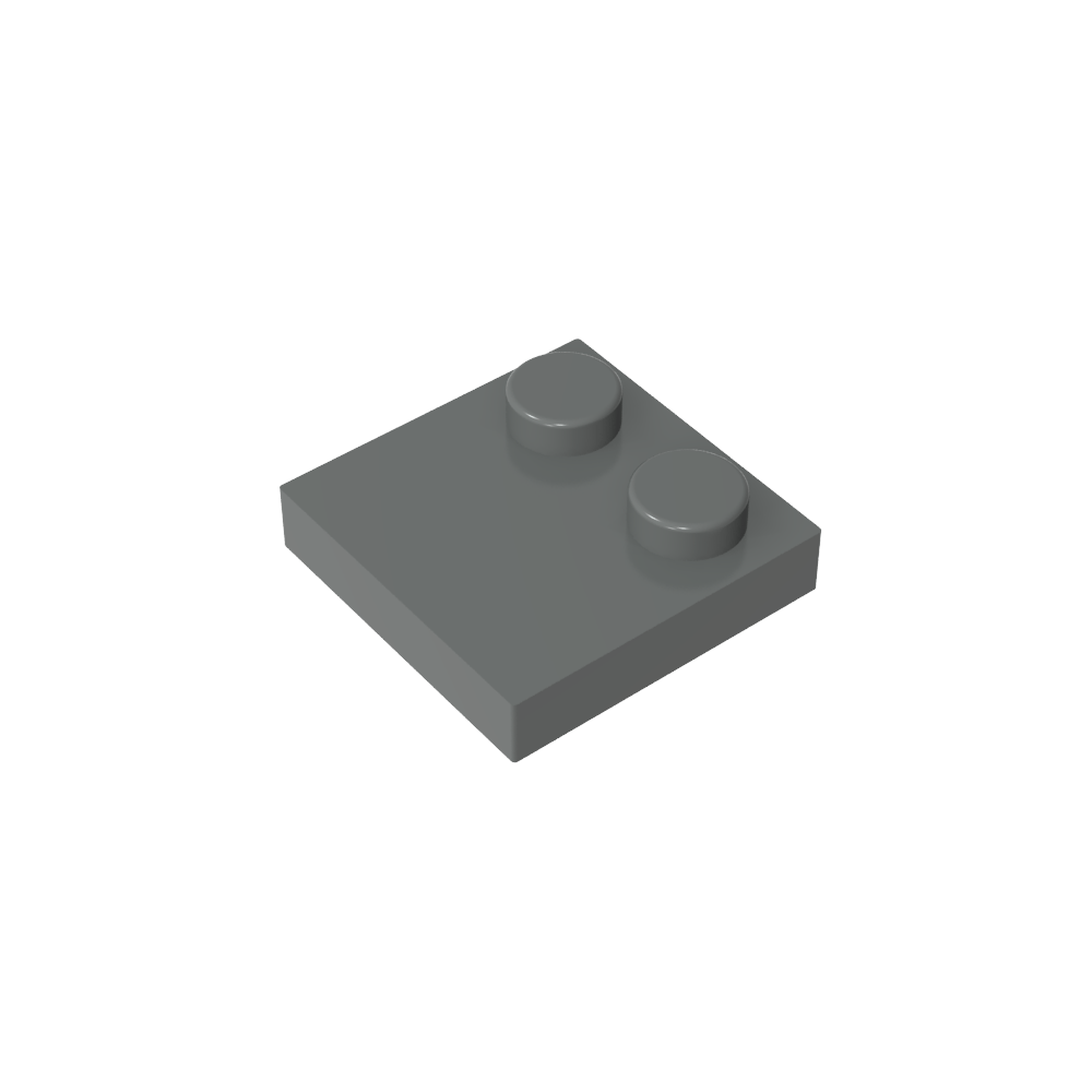 Placa Especial 2 x 2 con Solo 2 tacos-MyGobricksEs