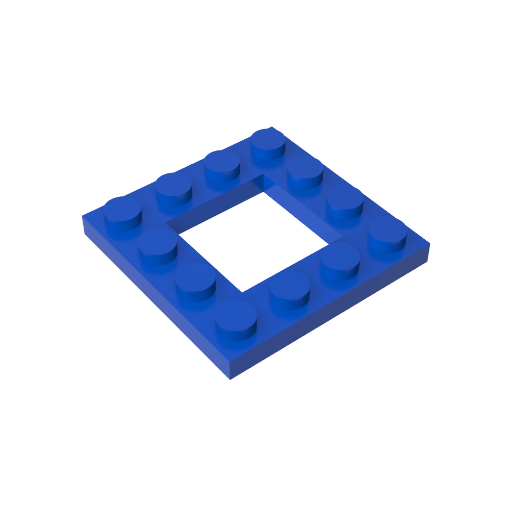 Placa especial 4 x 4 con recorte 2 x 2-MyGobricksEs