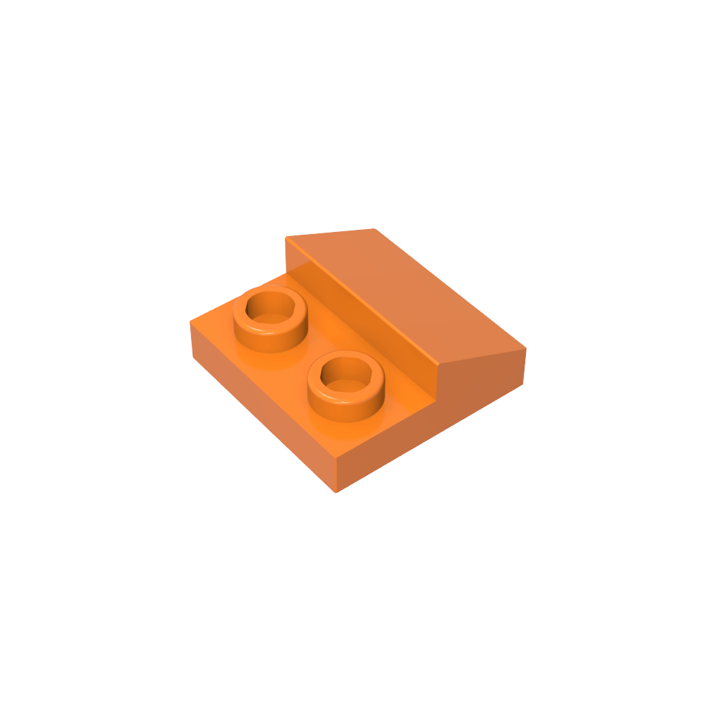 Pendiente 45 2 x 1 con recorte 2/3-MyGobricksEs