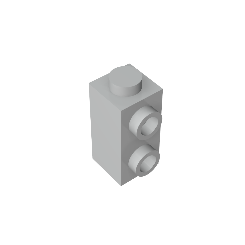 Ladrillo especial 1 x 1 x 1 2/3 con montantes en 1 lado-MyGobricksEs