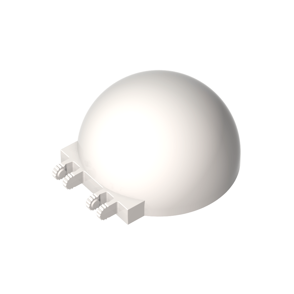 Parabrisas 6 x 6 x 3 Canopy Media Esfera con Dos Dedos Duales-MyGobricksEs