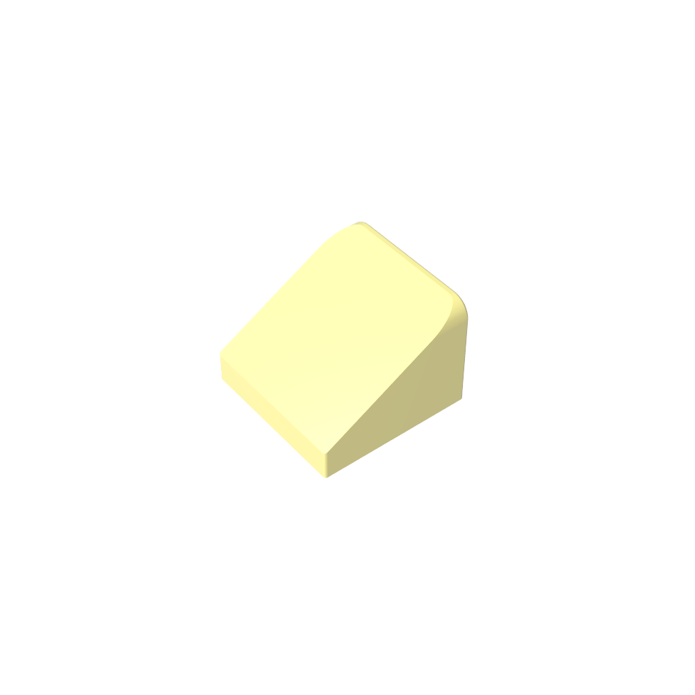 Pendiente 30° 1 x 1 x 2/3 (Pendiente de queso), Pendiente 30 1 x 1 Pendiente-MyGobricksEs