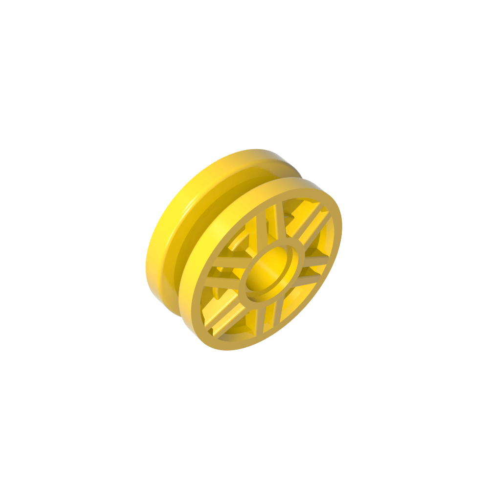 Rueda 18 x 8 con tornillos falsos y radios profundos con anillo interior-MyGobricksEs