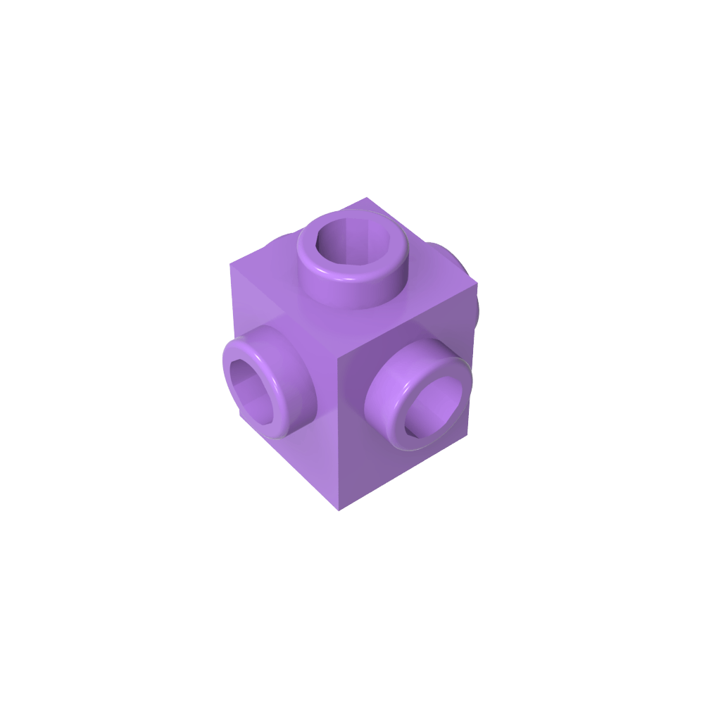 Ladrillo especial 1 x 1 pernos en los 4 lados-MyGobricksEs
