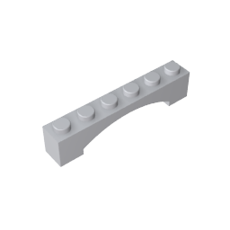 Arco de Ladrillo 1 x 6 Arco Elevado-MyGobricksEs