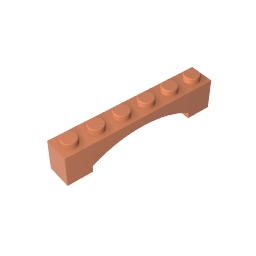 Arco de Ladrillo 1 x 6 Arco Elevado-MyGobricksEs