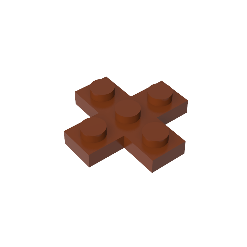Placa 3 x 3 Cruz-MyGobricksEs