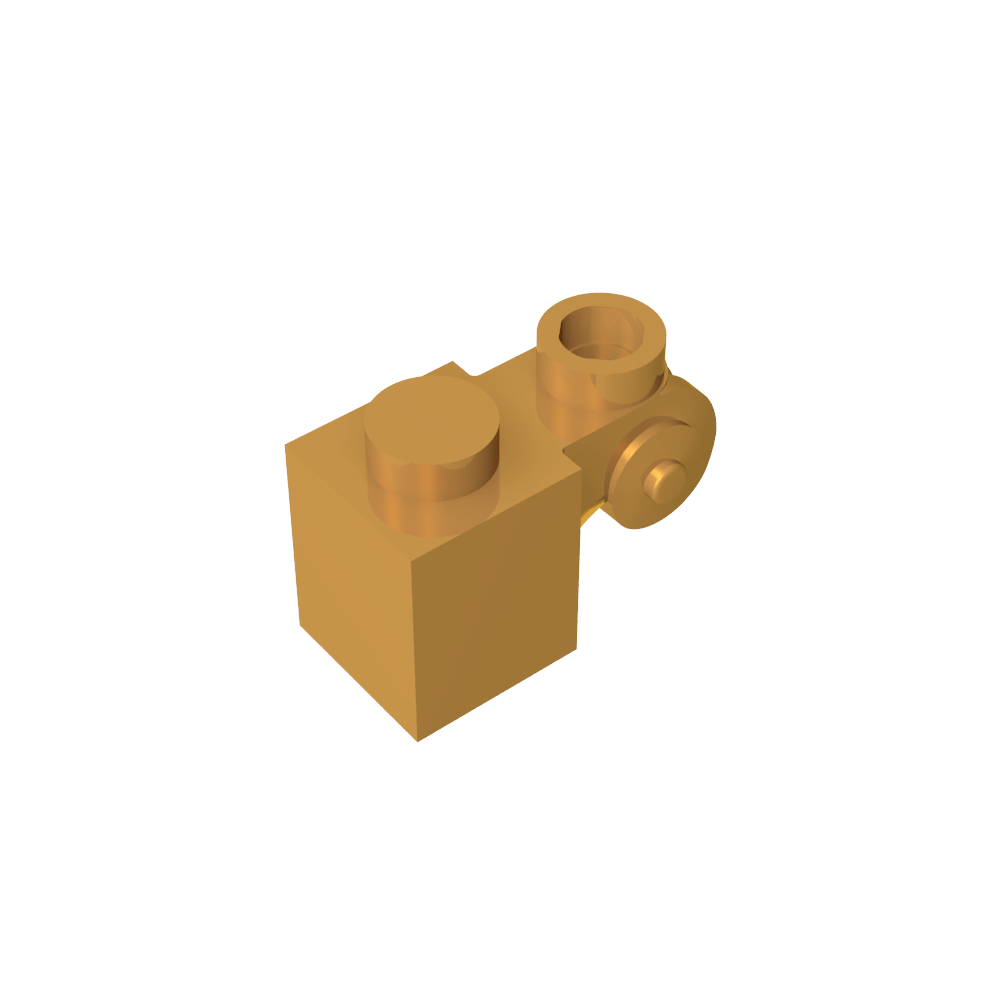 Ladrillo Especial 1 x 1 con Pergamino con Perno Abierto-MyGobricksEs
