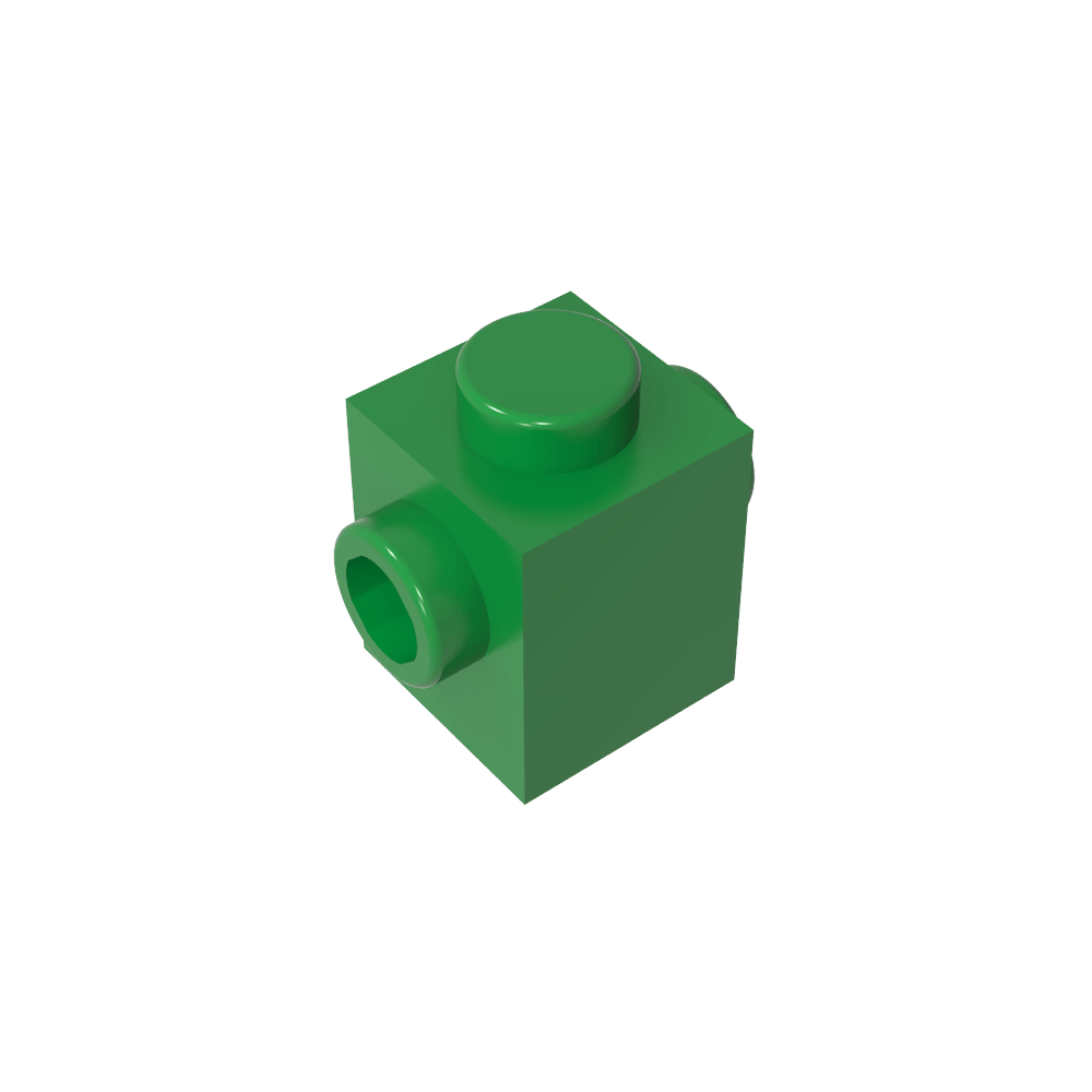 Ladrillo especial 1 x 1 con tacos en 2 lados-MyGobricksEs