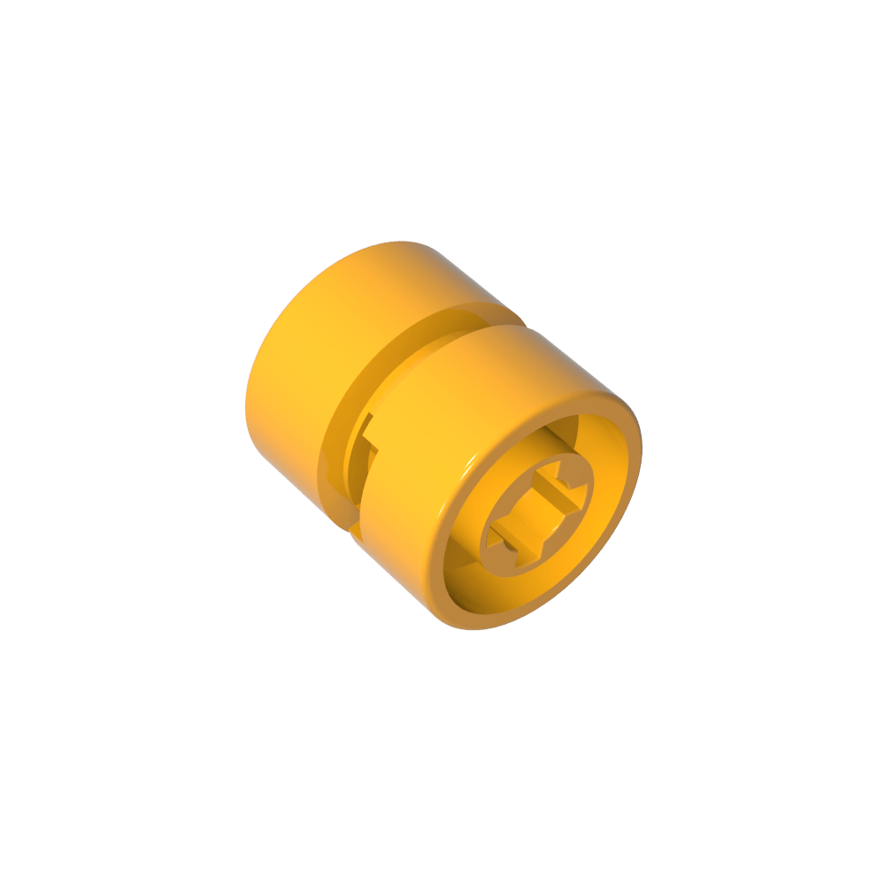 Rueda de 11 x 12 con orificio con muescas para pasador de soporte de ruedas-MyGobricksEs