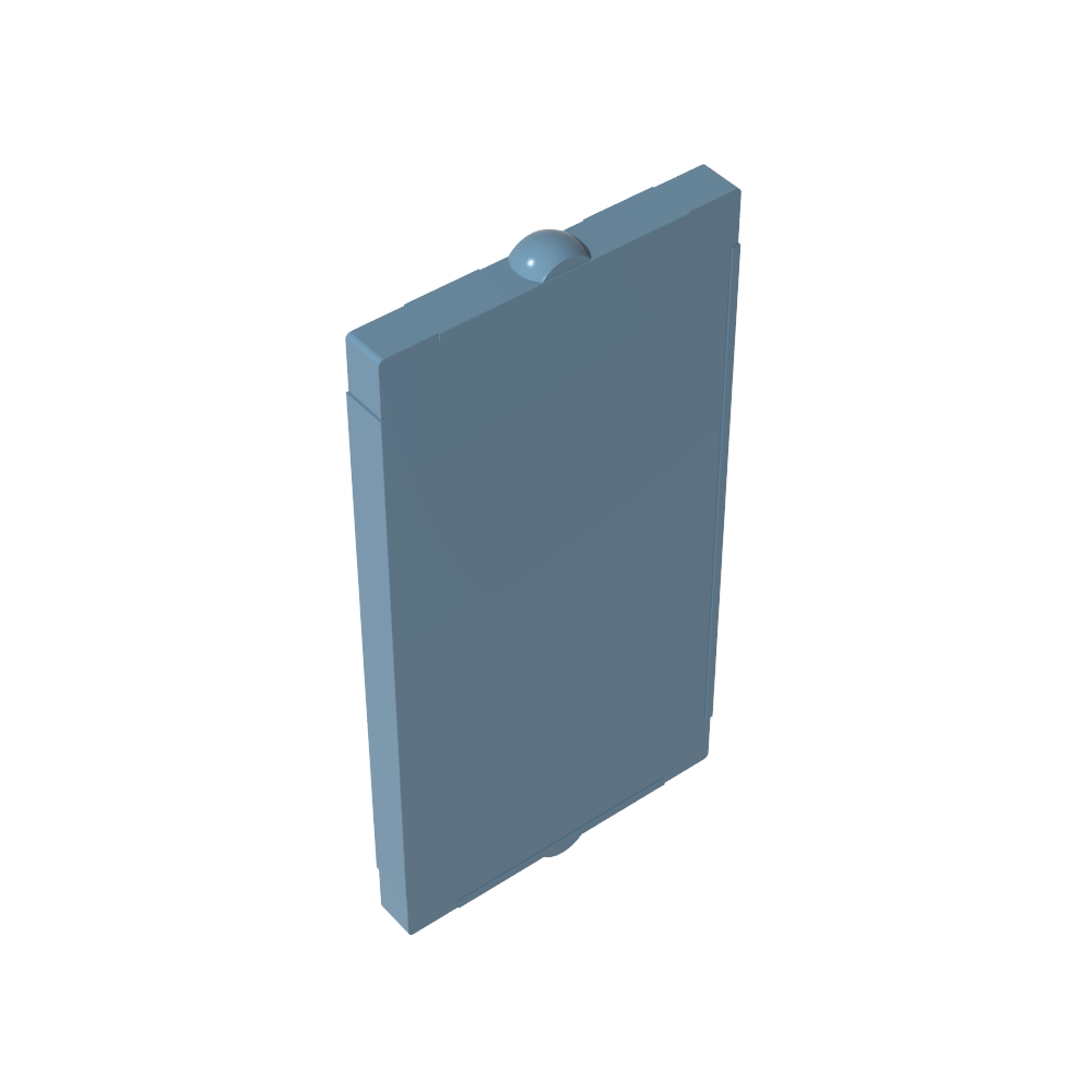 Vidrio para ventana 1 x 2 x 3 Frente plano-MyGobricksEs