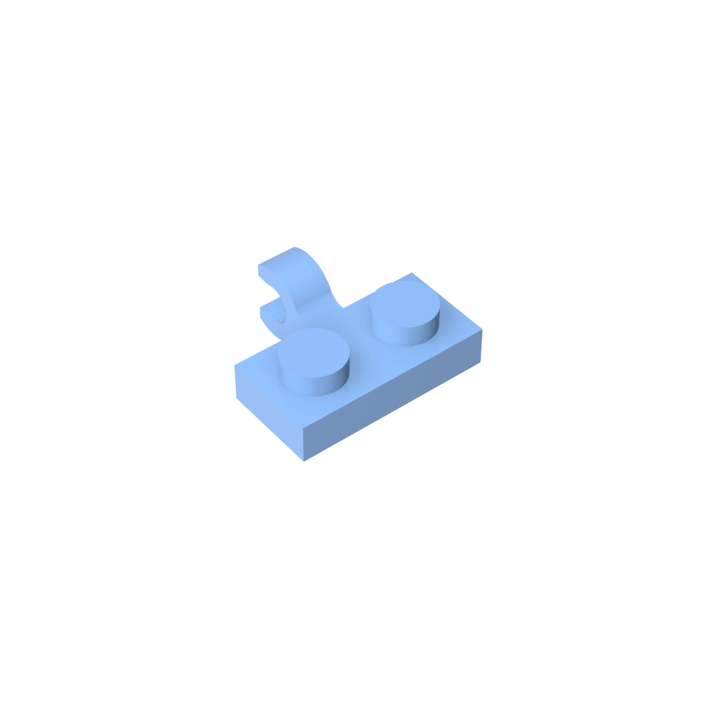 Placa Especial 1 x 2 con Clip Horizontal en el Lateral-MyGobricksEs