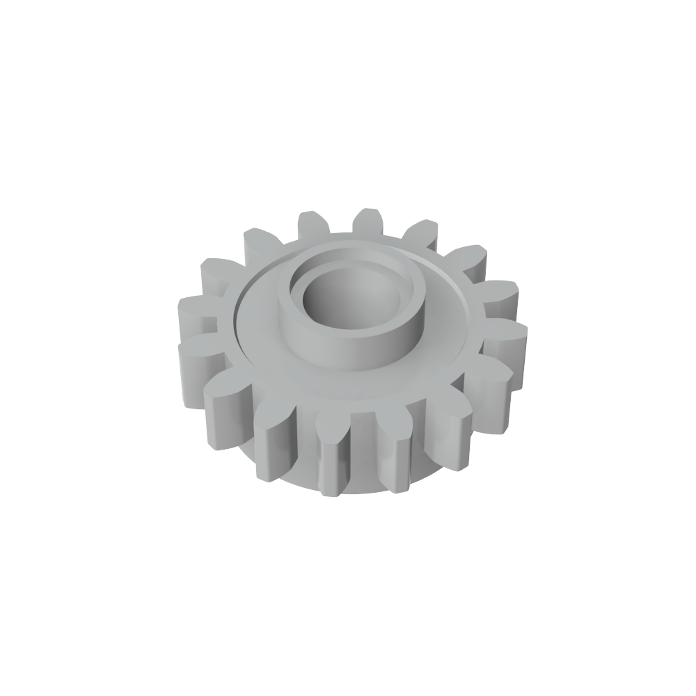 Engranaje Technic de 16 dientes con embrague [Dentado]-MyGobricksEs