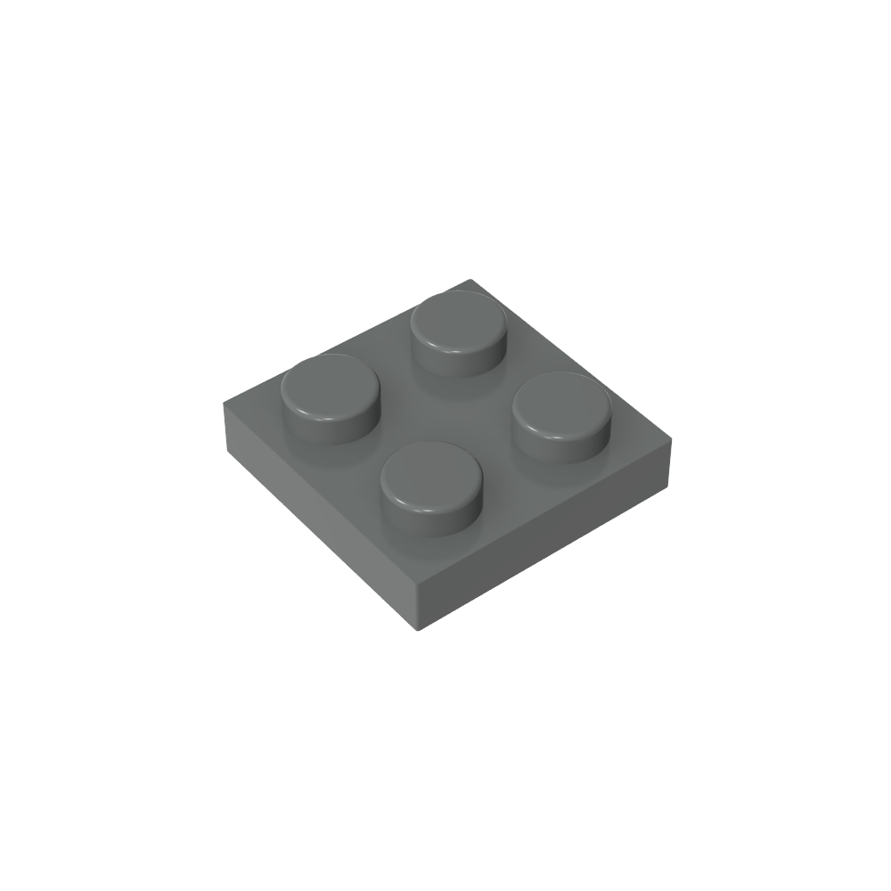 Placa 2 x 2-MyGobricksEs