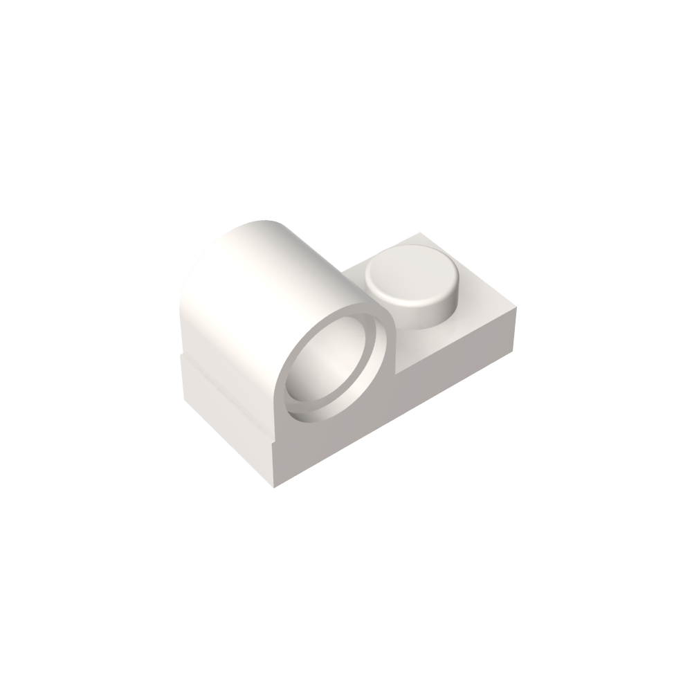 Placa especial 1 x 2 con orificio para pasador en la parte superior-MyGobricksEs