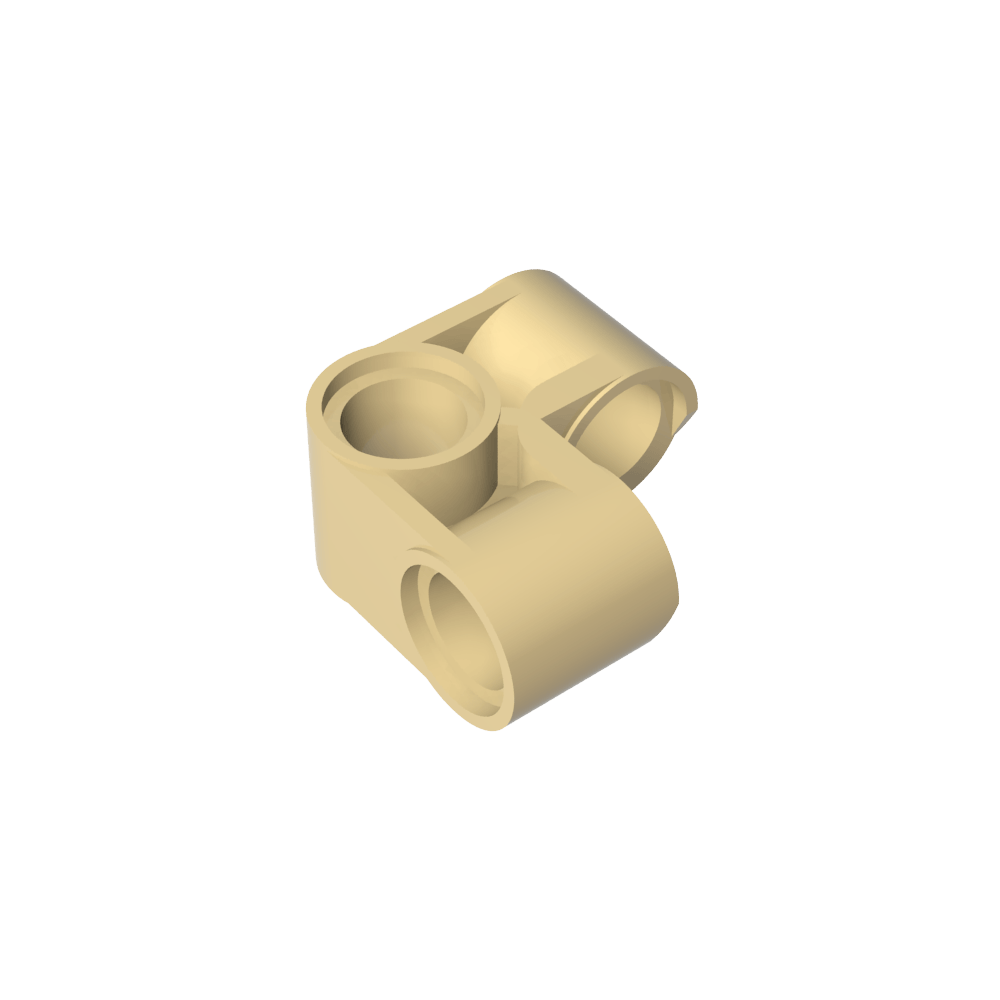 Conector de clavija Technic perpendicular 2 x 2 doblado-MyGobricksEs