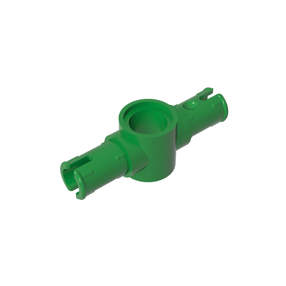 Conector Technic con dos pines y crestas de fricción longitudinales [orificios cuadrados grandes]-MyGobricksEs