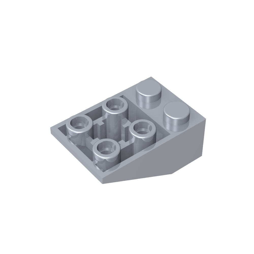 Pendiente invertida 33° 3 x 2 [Sin conexiones entre montantes]-MyGobricksEs