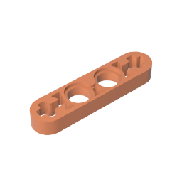 Viga técnica 1 x 4 delgada-MyGobricksEs