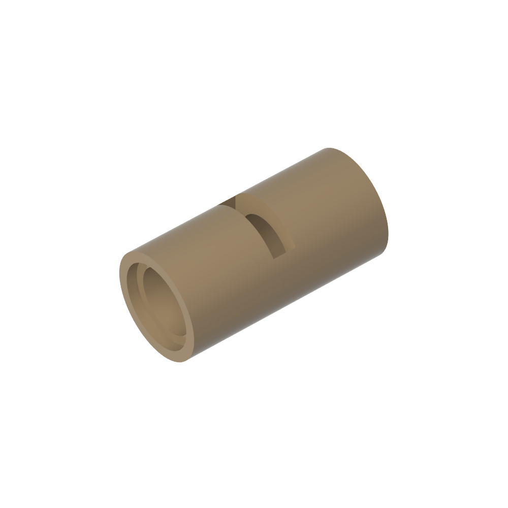 Conector de clavija Technic redondo [ranurado]-MyGobricksEs