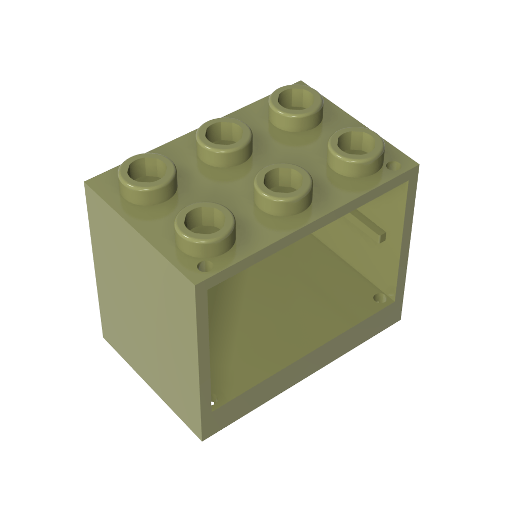 Armario 2 x 3 x 2 con montantes macizos-MyGobricksEs