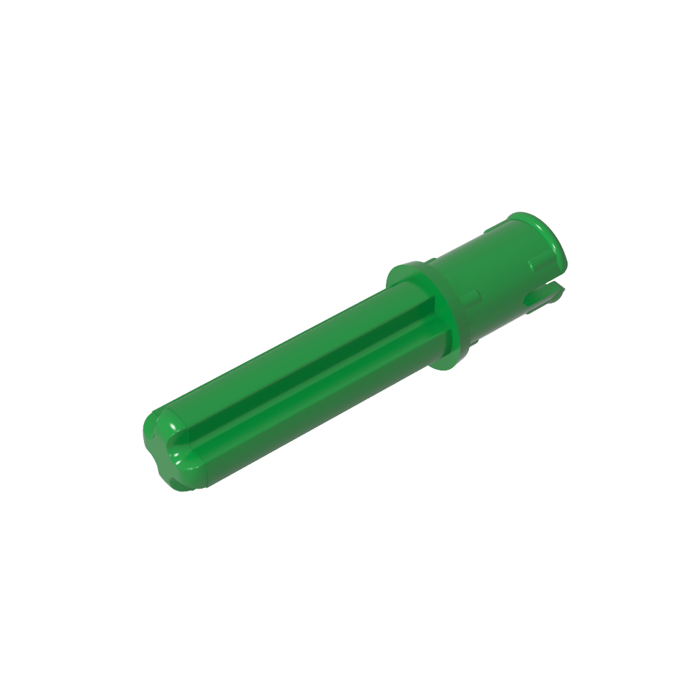 Pasador de eje Technic 3L con crestas de fricción longitudinales y eje 2L-MyGobricksEs