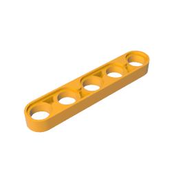 Viga técnica 1 x 5 delgada-MyGobricksEs