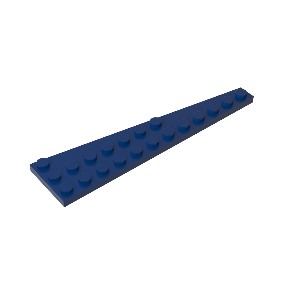 Placa de cuña 12 x 3 derecha-MyGobricksEs