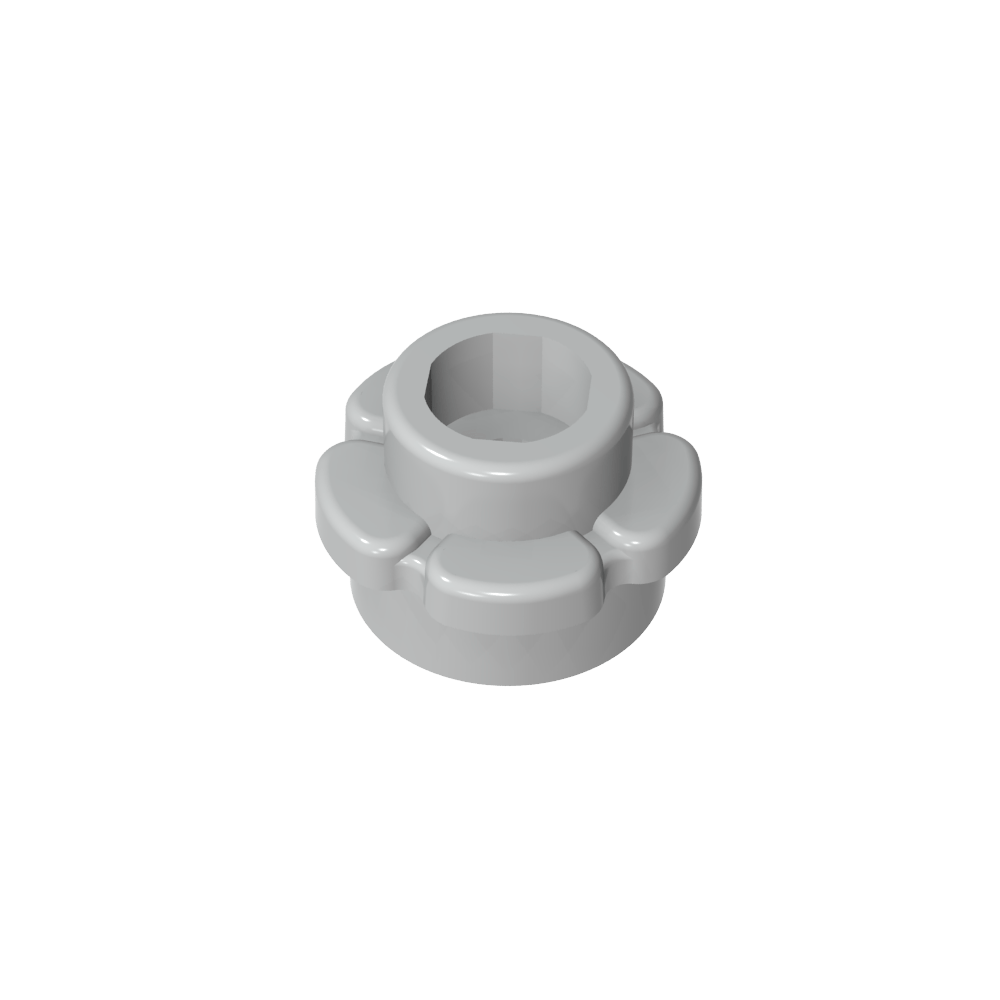 Planta, Flor, Plato Redondo 1 x 1 con 5 Pétalos-MyGobricksEs