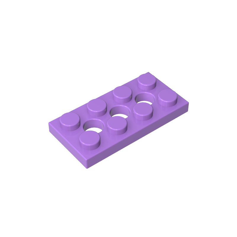 2x4 con placa de 3 pocillos