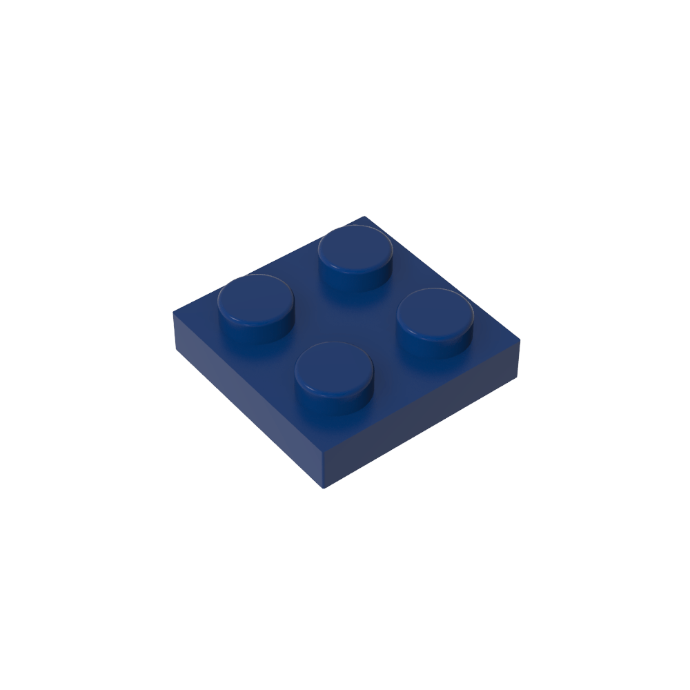 Placa 2 x 2-MyGobricksEs