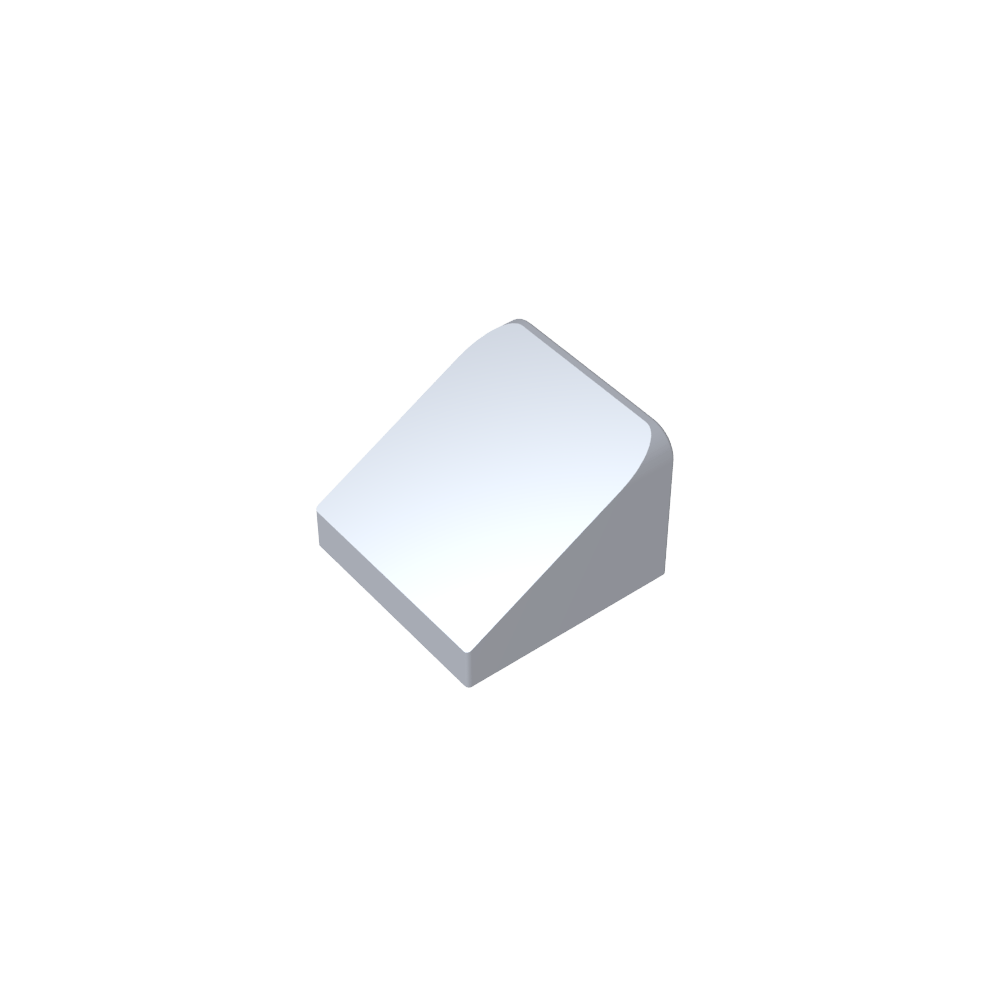 Pendiente 30° 1 x 1 x 2/3 (Pendiente de queso), Pendiente 30 1 x 1 Pendiente-MyGobricksEs
