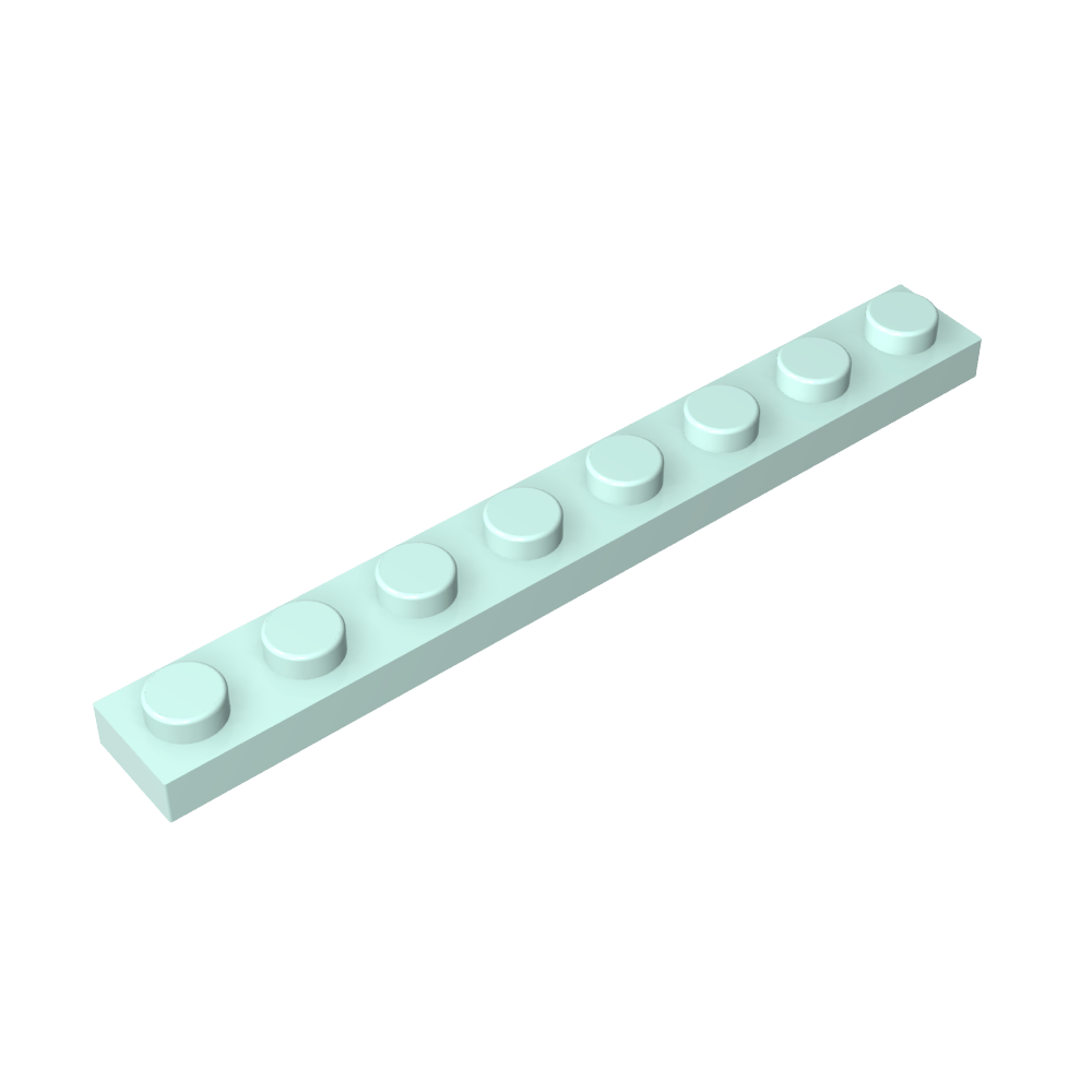 Placa 1 x 8 #3460-MyGobricksEs