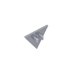 Señal de tráfico con clip de 2,2 x 2,667 triangular-MyGobricksEs