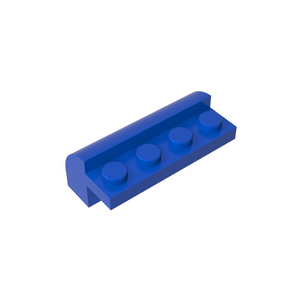 Ladrillo curvo 2 x 4 x 1 1/3 con parte superior curva-MyGobricksEs