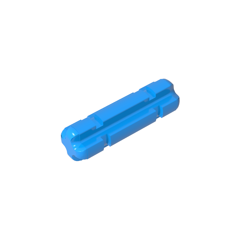 Eje Technic 2 con muescas-MyGobricksEs