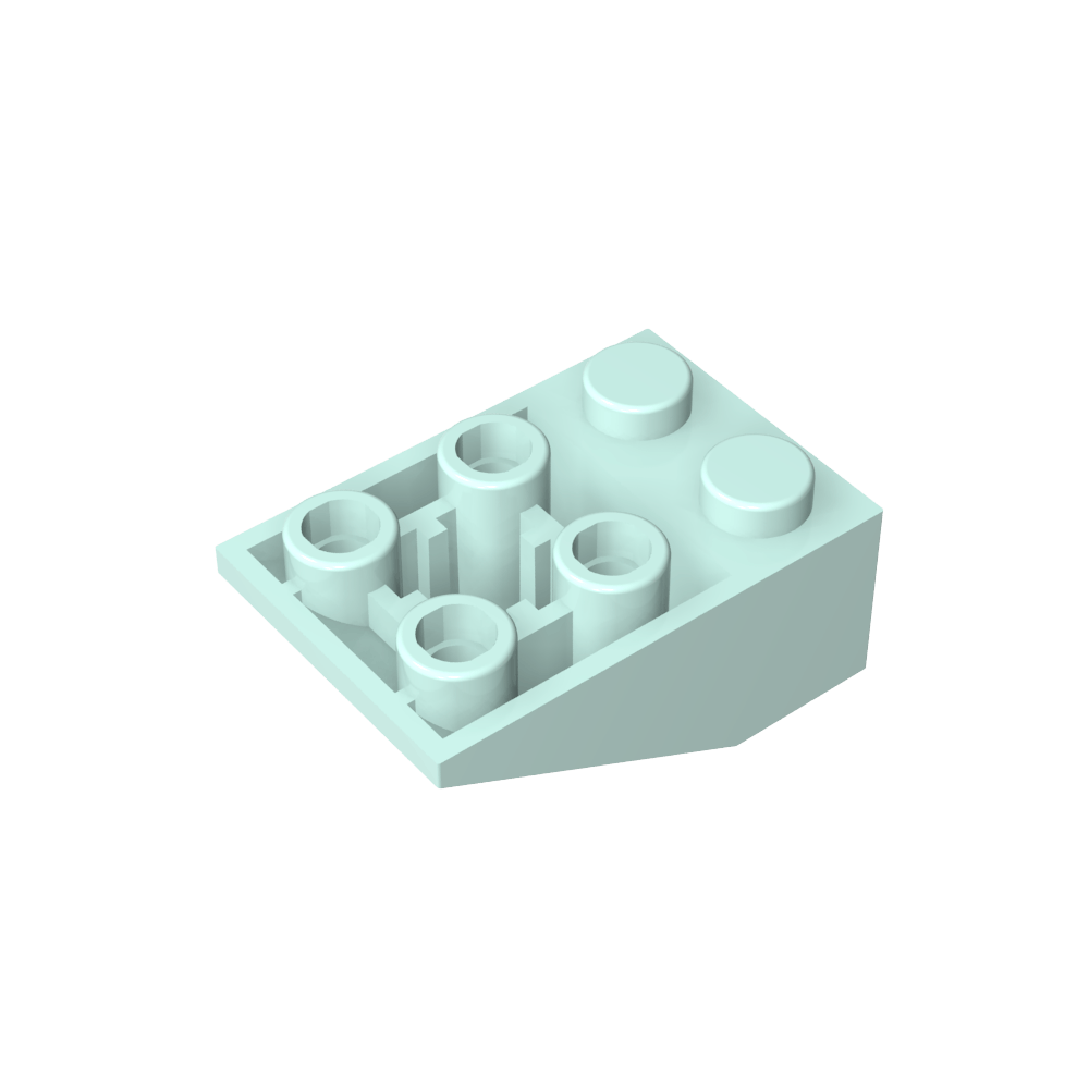 Pendiente invertida 33° 3 x 2 [Sin conexiones entre montantes]-MyGobricksEs