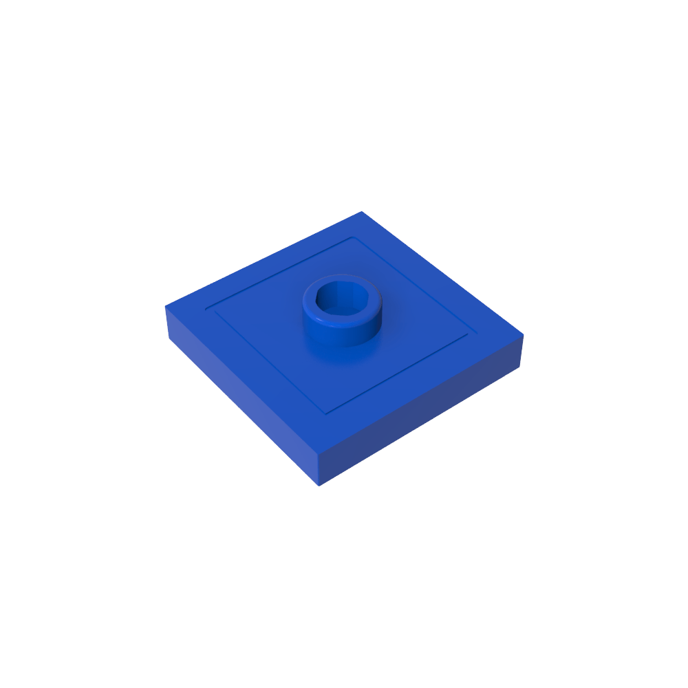 Placa especial 2 x 2 con ranura y perno central (puente)-MyGobricksEs