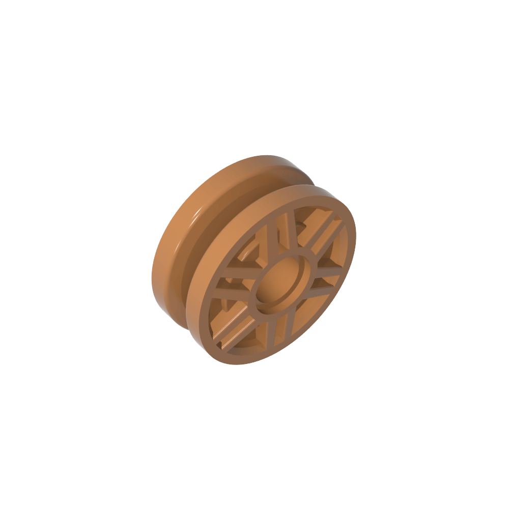 Rueda 18 x 8 con tornillos falsos y radios profundos con anillo interior-MyGobricksEs