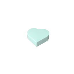 Azulejo 1 x 1 Corazón-MyGobricksEs