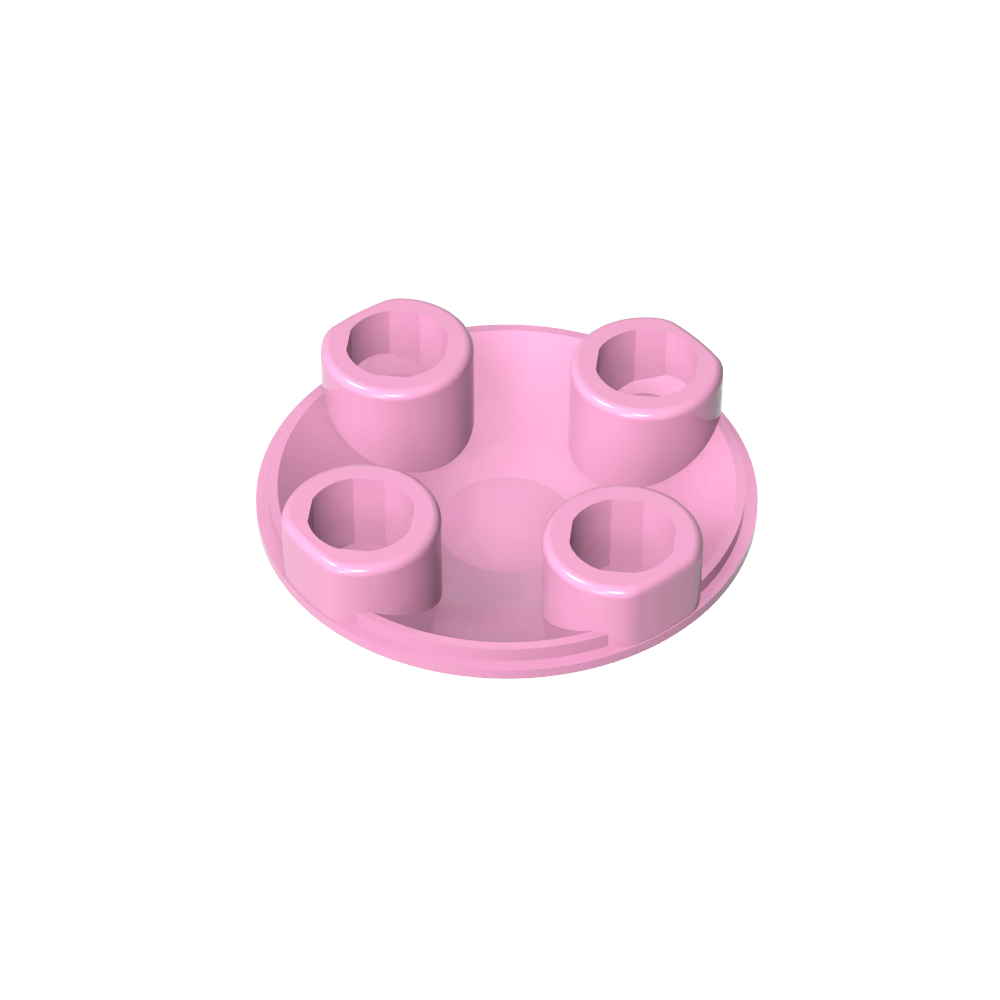 Plato redondo 2 x 2 con fondo redondeado [Boat Stud]-MyGobricksEs