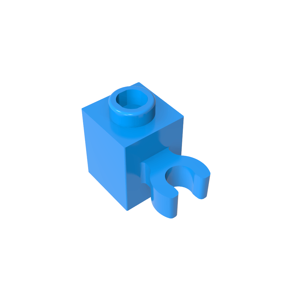 Ladrillo Especial 1 x 1 con Clip Vertical [Clip O Abierto, Perno Hueco]-MyGobricksEs